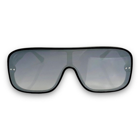 Luxury Sunglasses Flat Top Mirrored Lens Fashion Women Large XL Lentes Gafas New - Picture 4 of 10